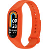 Strap For Xiaomi Mi Band 8 With case?, Silicon /orange/ OEM