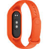 Strap For Xiaomi Mi Band 8 With case?, Silicon /orange/ OEM