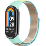 Strap For Xiaomi Mi Band 8, Nylon Loop /mint-starlight/ OEM