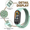 Strap For Xiaomi Mi Band 8, Nylon Loop /mint/ OEM