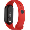 Strap For Xiaomi Mi Band 8, Silicon Sport Strap, Silicon /Official red/ OEM