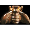 Strap Jewellery Charms /Bee 2, gold/ OEM