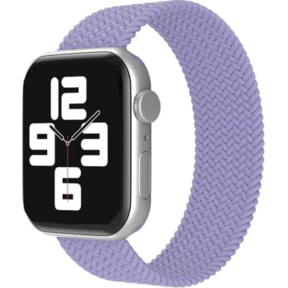 Strap For Apple Watch 38/40/41mm, Braided Solo Loop, M /Light purple/ OEM