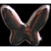 Strap Jewellery Charms /butterfly, silver/ OEM