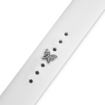 Strap Jewellery Charms /Diamonds butterfly, silver/ OEM