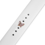 Strap Jewellery Charms /Diamonds butterfly, gold/ OEM
