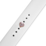 Strap Jewellery Charms /Diamonds heart, gold/ OEM