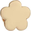 Strap Jewellery Charms /flower, gold/ OEM