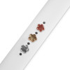 Strap Jewellery Charms /flower, silver/ OEM