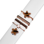 Strap Jewellery Ring + Charm Star /SET, leopard/ OEM