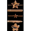 Strap Jewellery Ring + Charm Star /SET, leopard/ OEM