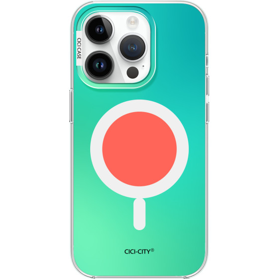CiCi Case Macaron Glow MagSafe for Apple iPhone 14 Pro /cool breeze/