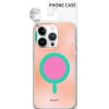 CiCi Case Macaron Glow MagSafe for Apple iPhone 16 /neon berry/