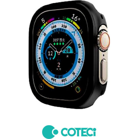 COTECi Blade Aluminium + TPU Protection case for Apple Watch, 49mm /black/