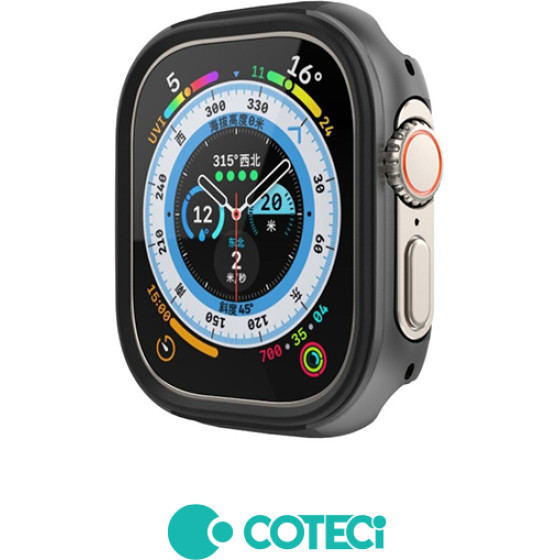 COTECi Blade Aluminium + TPU Protection case for Apple Watch, 49mm /gray/
