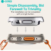 COTECi Blade Aluminium + TPU Protection case for Apple Watch, 49mm /silver/