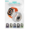 COTECi Strap for Apple Watch 42/44/45/49mm, Alpine Loop Strap /white/