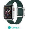 COTECi Strap for Apple Watch 42/44/45/49mm, Magneic Bracket Silicone Strap W108m /green/