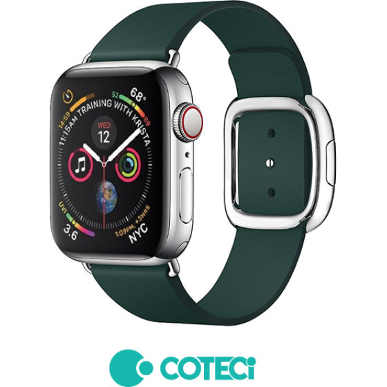 COTECi Strap for Apple Watch 42/44/45/49mm, Magneic Bracket Silicone Strap W108m /green/