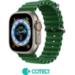 COTECi Strap for Apple Watch 42/44/45/49mm, Ocean Strap W96 /green/