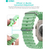 COTECi Strap for Apple Watch 42/44/45/49mm, Ocean Strap W96 /green/