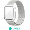 COTECi Strap for Apple Watch 45mm, Nylon integrated Case + Strap W77 /white/