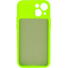 Soft Touch case for Apple iPhone 13 Pro Max /lime/ Camshield OEM