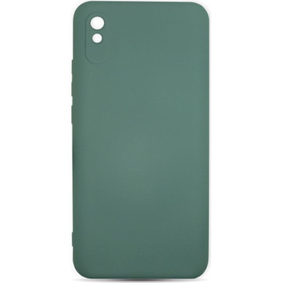 Soft Touch case for Samsung A42 5G /dark green/ OEM