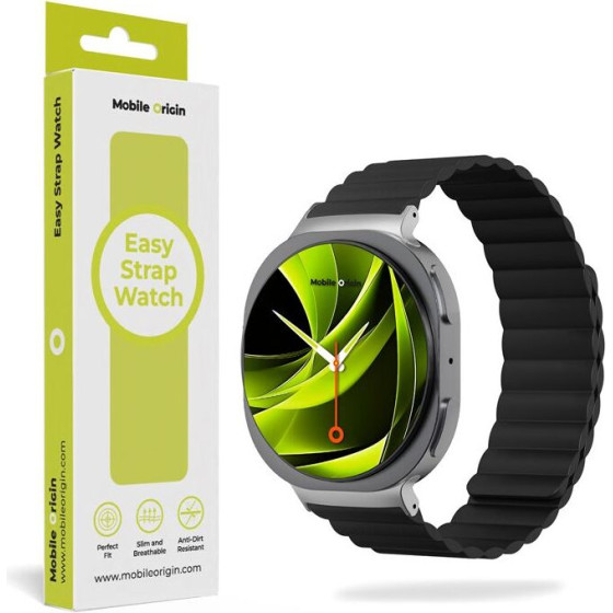 Mobile Origin Easy Strap Magnetic Galaxy Watch 8 Black - (MO-MGW8-BLK)