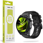 Mobile Origin Easy Strap Silicone Watch 20mm Black - (MO-ESS-20-BLK)