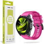 Mobile Origin Easy Strap Silicone Watch 20mm Pink - (MO-ESS-20-PNK)