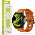 Mobile Origin Easy Strap Silicone Watch 26mm Orange - (MO-ESS-26-ORG)