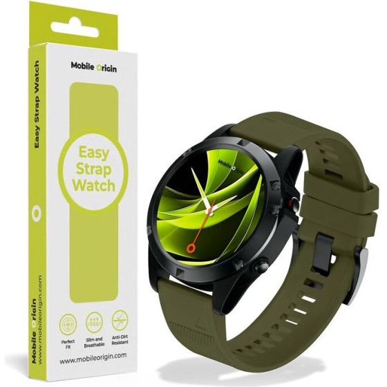 Mobile Origin Easy Strap Watch 26mm Dark Green - (MO-ES26-DGRN)