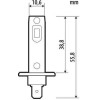 Lampa - Led ����� ����������� Halo Venus Series H1 12V 10W Quick-Fit - ������ ������������, Fanless Technology - 1 ���. (L5767.2) - (57672)