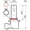 Lampa - Led ����� ����������� Halo Venus Series HB3 / HB4 12V 10W Quick-Fit - ������ ������������, Fanless Technology - 1 ���. (L5767.5) - (57675)
