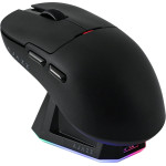 Ajazz AJ159P Mc - Wireless Gaming Mouse - 1K, Magnetic Charging Dock, Black - (AJ159P-BK)