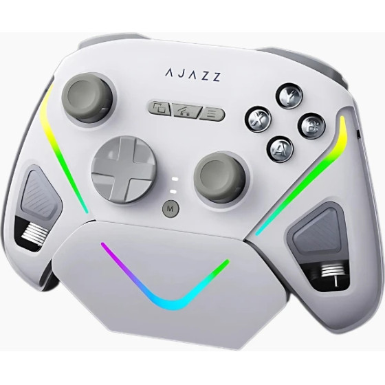 Ajazz Gamepad Set GP100 - Wireless, Bluetooth, 1000Hz - White - (AJ-GP100-WH)
