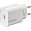 4sMarts Voltplug 20W Pd USB-C Wall Charger With USB-C To Lightning Cable White - (465591)