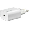 4sMarts Voltplug 20W Pd USB-C Wall Charger With USB-C To Lightning Cable White - (465591)
