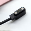 Hurtel Magnetic Charger 2-Pin 2.8mm For 60cm Smartwatches - Black - (HUL-01)