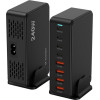 Wozinsky 240W Gan QC3 Charging Station - Black - (WSL-240)
