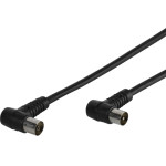Vivanco Antenna Cable Angle Connectors 90dB 3m Black - (VANCABMF30090K)