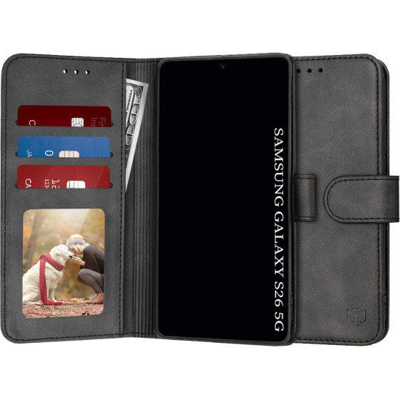 Techsuit - Diary Book - Samsung Galaxy S26 - Black