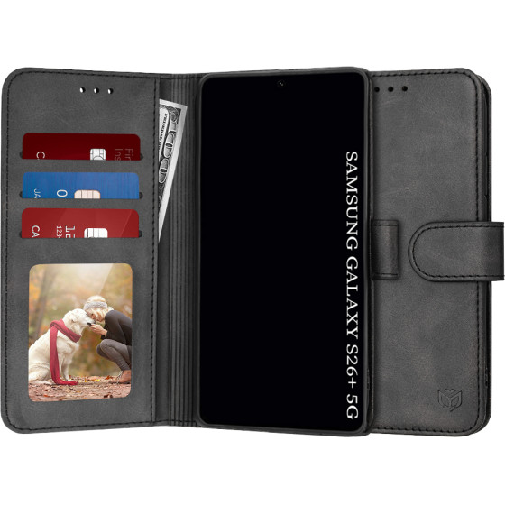 Techsuit - Diary Book - Samsung Galaxy S26 Plus - Black