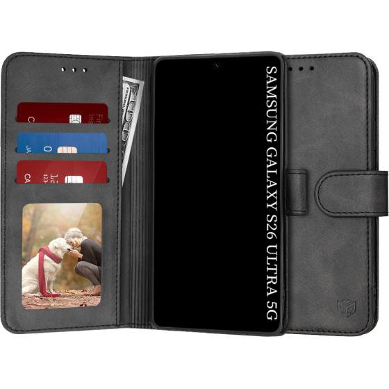 Techsuit - Diary Book - Samsung Galaxy S26 Ultra - Black
