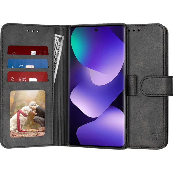 Techsuit - Diary Book - Xiaomi Redmi Note 15 5G / Note 15 4G / Poco M8 5G - Black