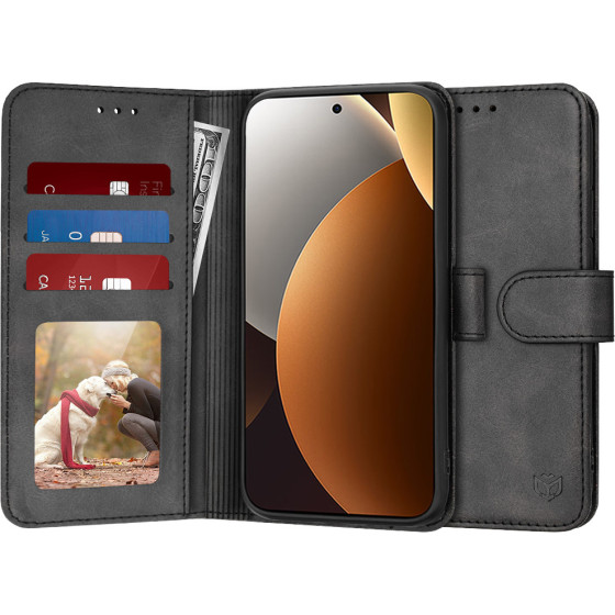 Techsuit - Diary Book - Xiaomi Redmi Note 15 Pro+ 5G / Poco M8 Pro 5G - Black