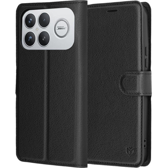 Techsuit - Leather Folio - Xiaomi Poco F8 Ultra - Black