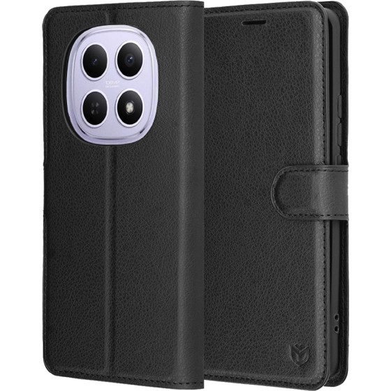Techsuit - Leather Folio - Xiaomi Redmi Note 15 5G / Note 15 4G / Poco M8 5G - Black