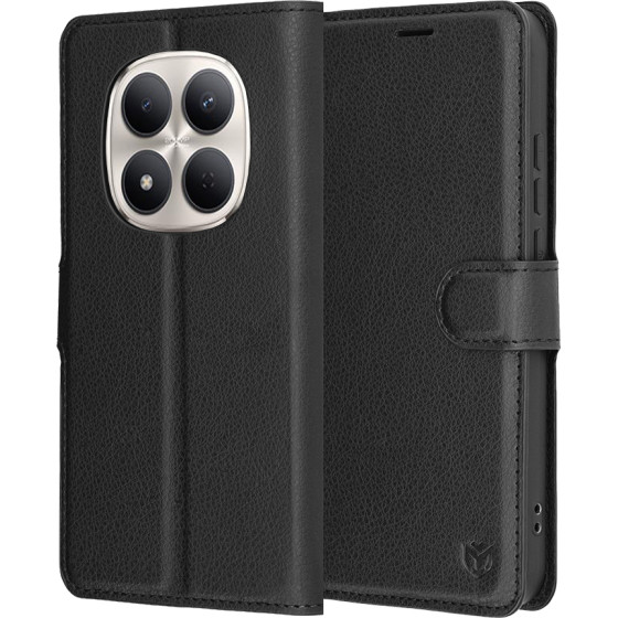 Techsuit - Leather Folio - Xiaomi Redmi Note 15 Pro 5G - Black